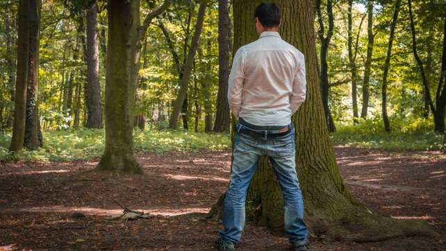 Bußgeld für Urinieren im Freien: So teuer ist Wildpinkeln