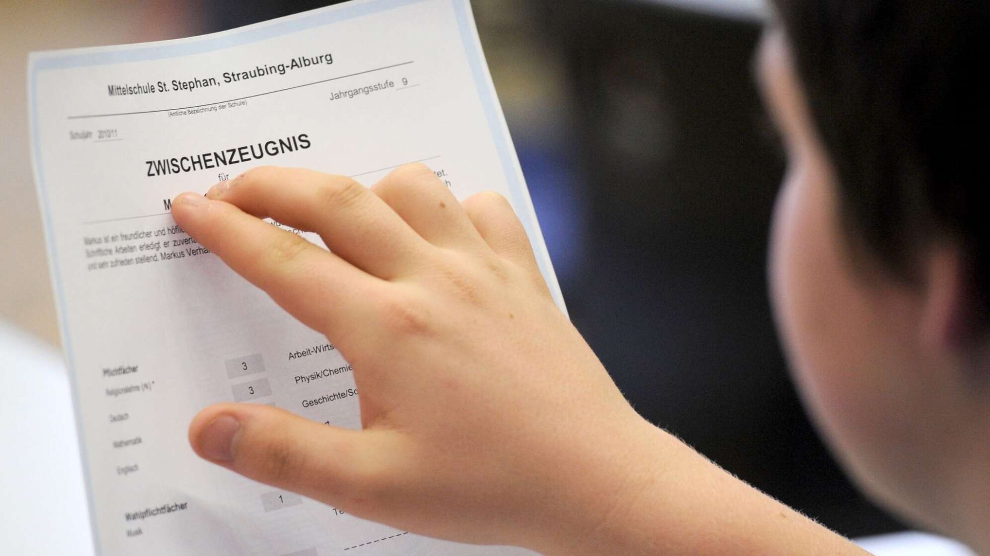Zwischenzeugnisse in Bayern