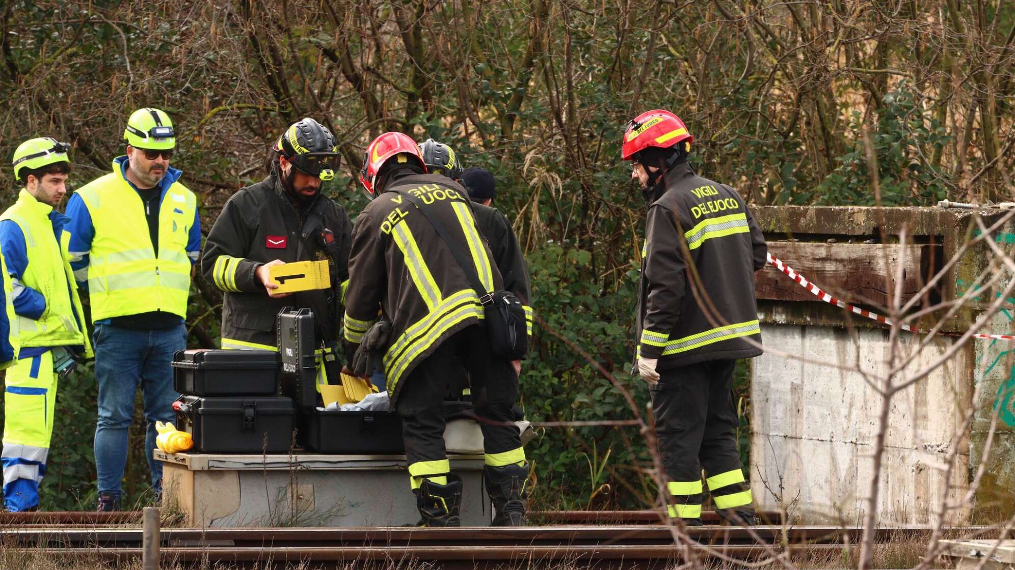 Italien - Brand bei Pesaro
