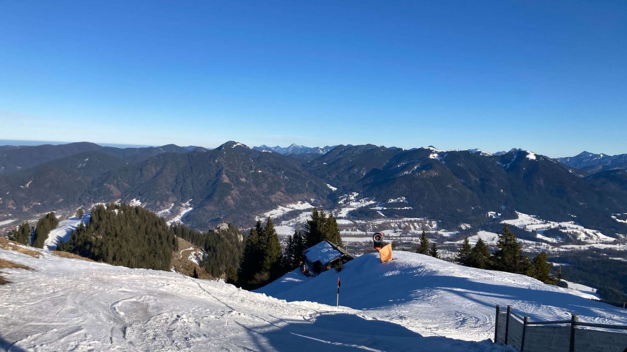 Skigebiet Brauneck bei Lenggries