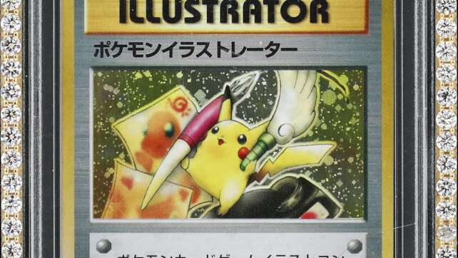 Pokémon-Sammelkarte für 16,5 Millionen Dollar versteigert