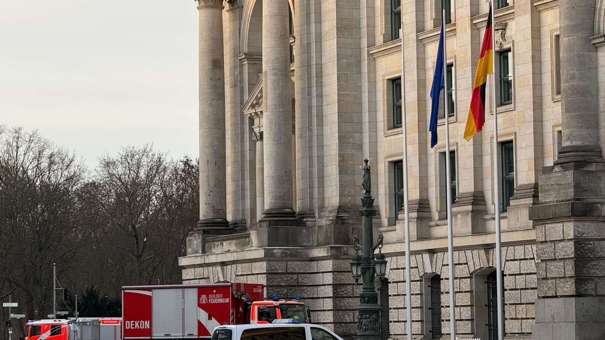 Feuerwehreinsatz im Reichstagsgebäude
