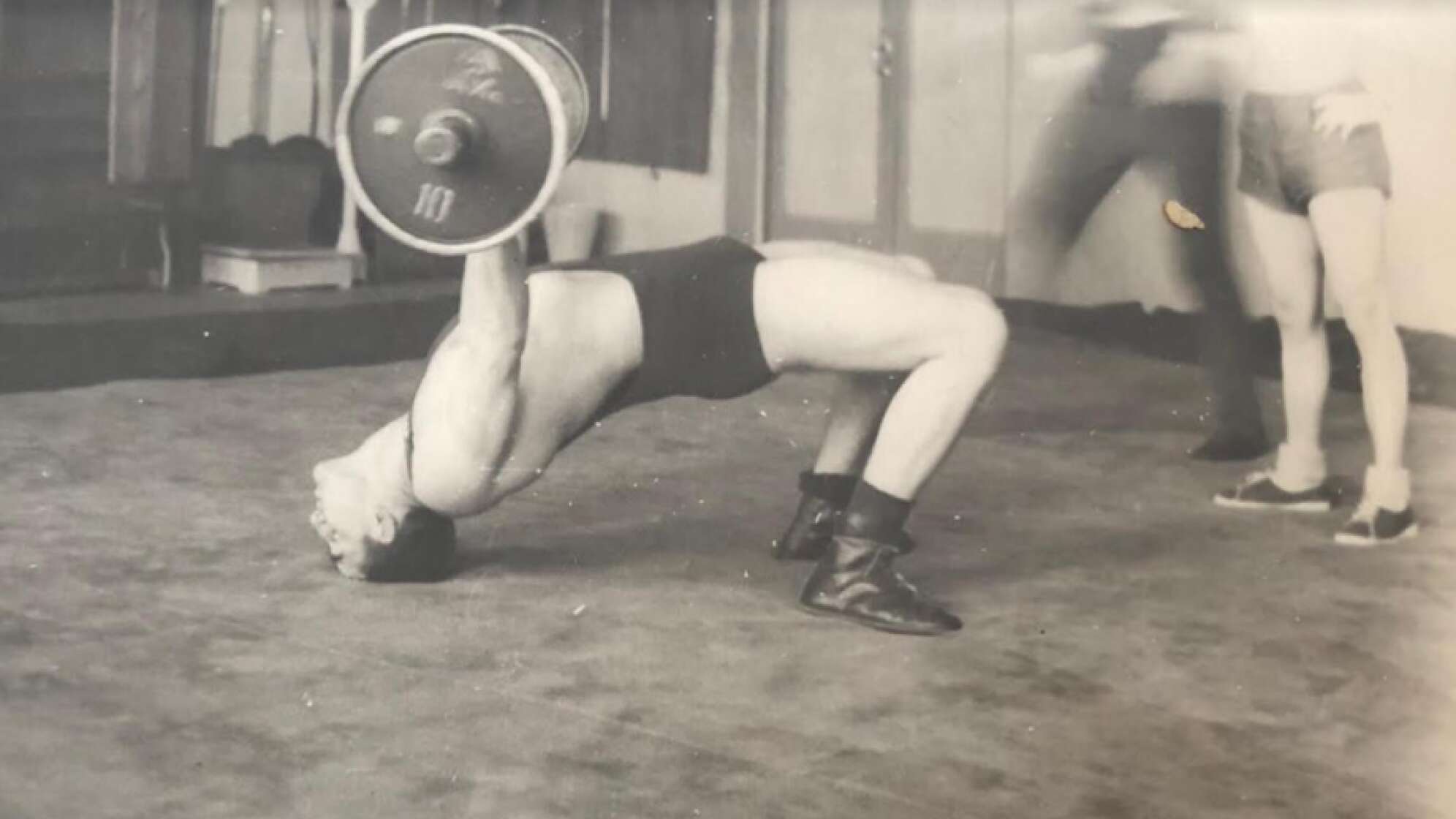 Mark Slavin beim Training für die Olympischen Spiele