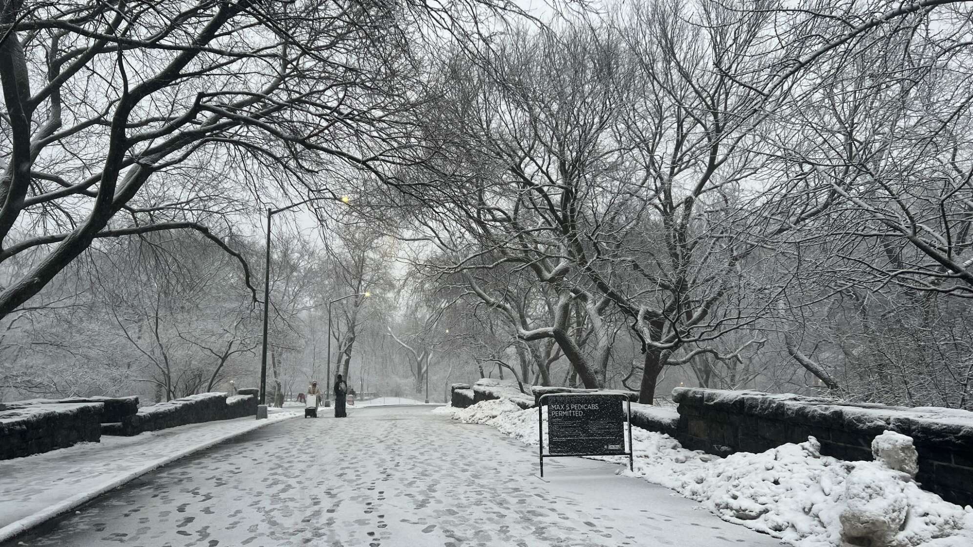 Winterwetter in New York