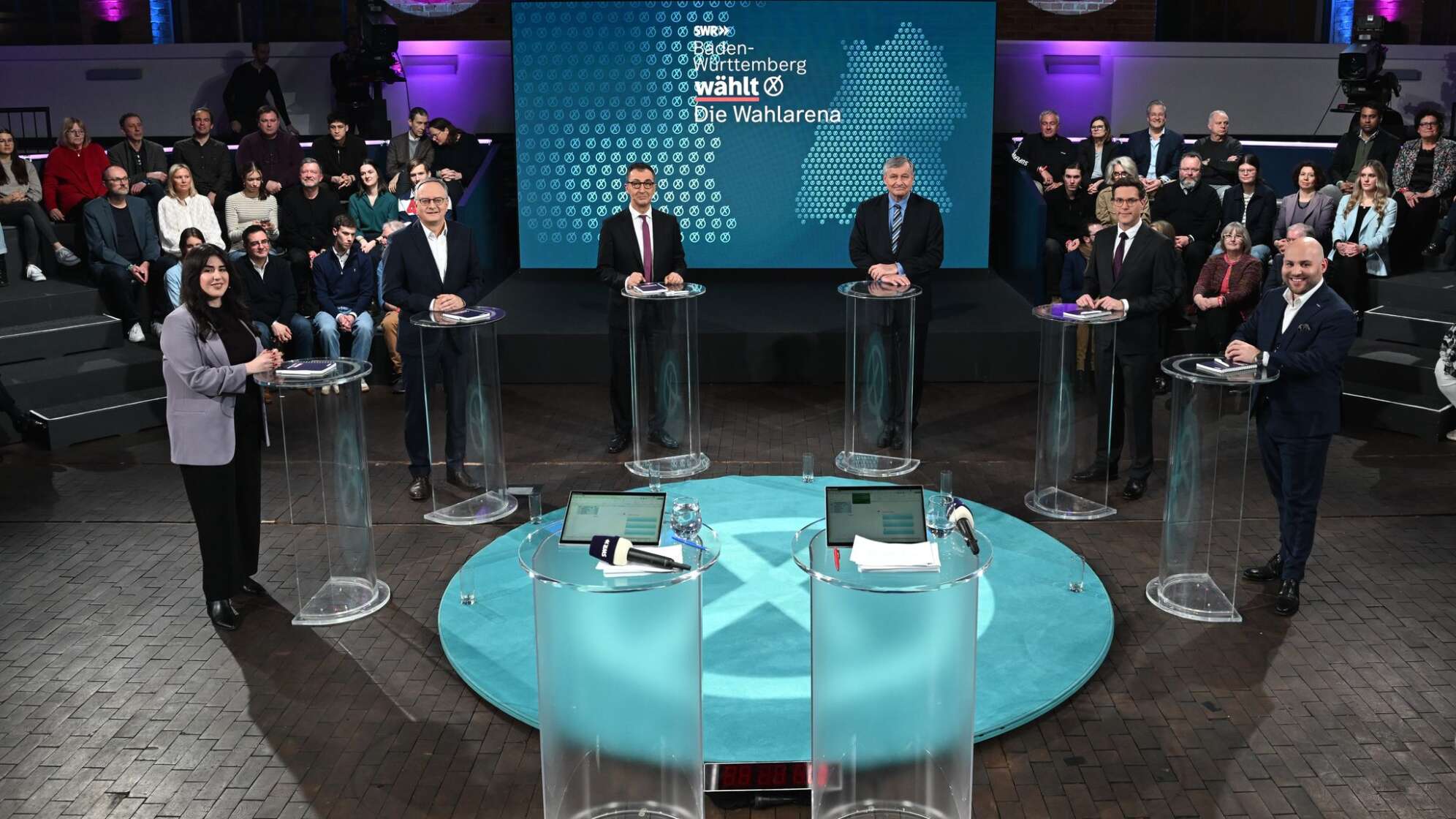 Vor der Landtagswahl: «Die Wahlarena» mit Spitzenkandidaten