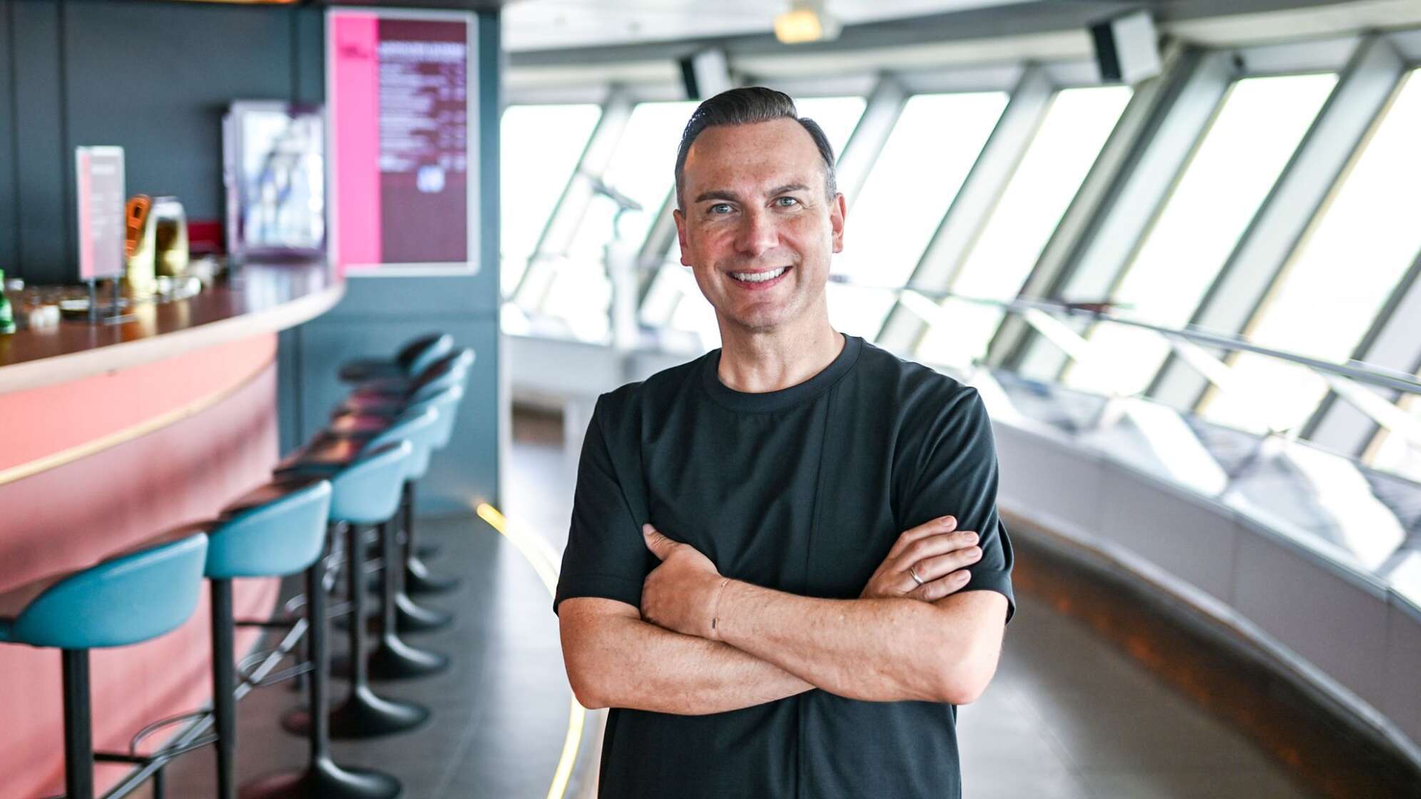 Tim Raue im neuen Restaurant "Sphere"