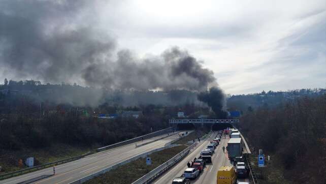 Brand im Engelbergtunnel – Autobahn 81 gesperrt