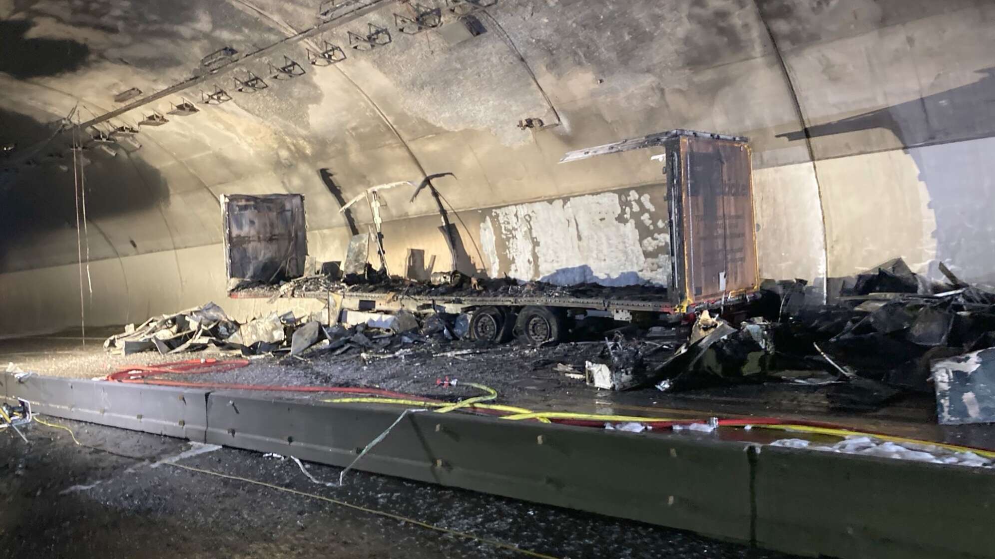 Engelbergtunnel - nach dem Brand