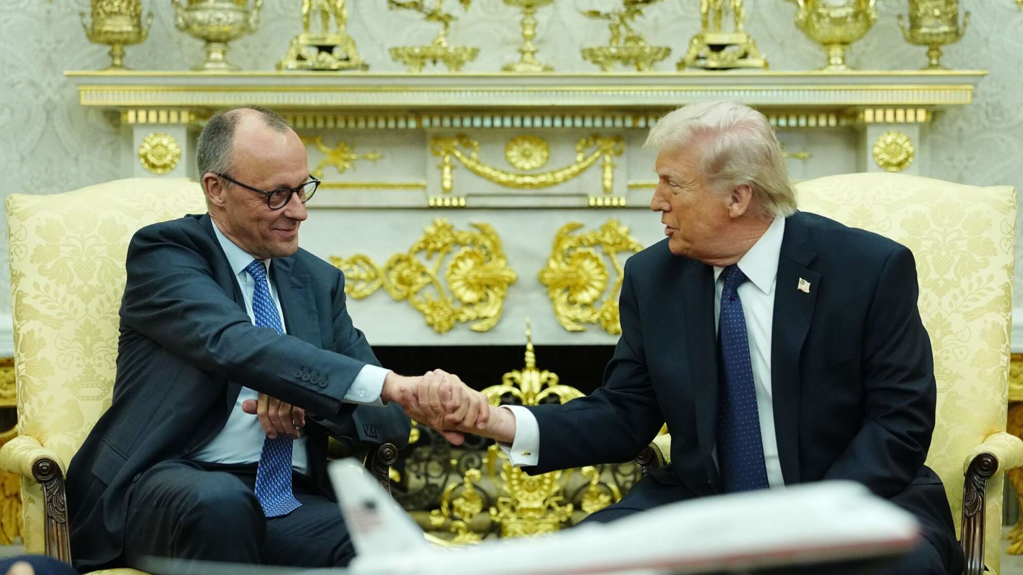 US-Präsident Trump empfängt Bundeskanzler Merz