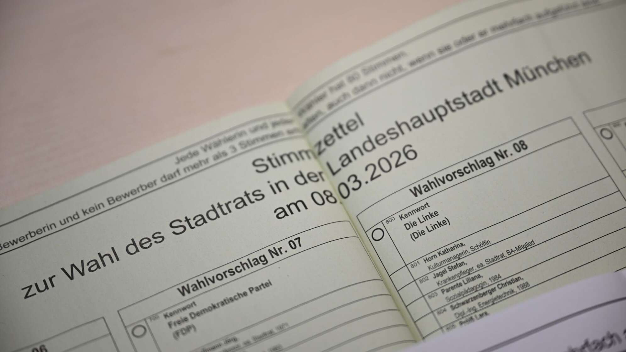 Kommunalwahlen in Bayern