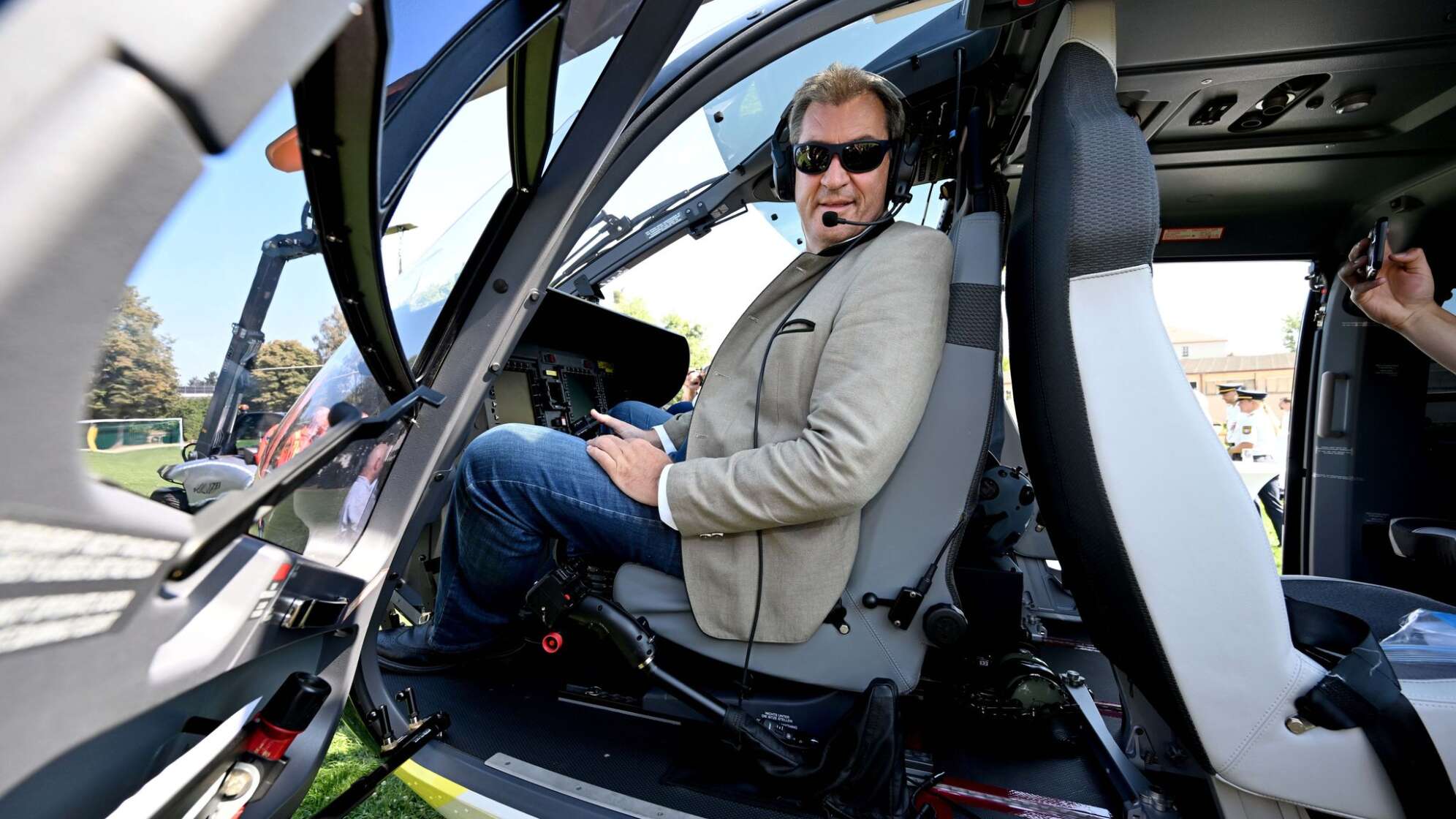 Vorstellung eines neuen Polizeihubschraubers