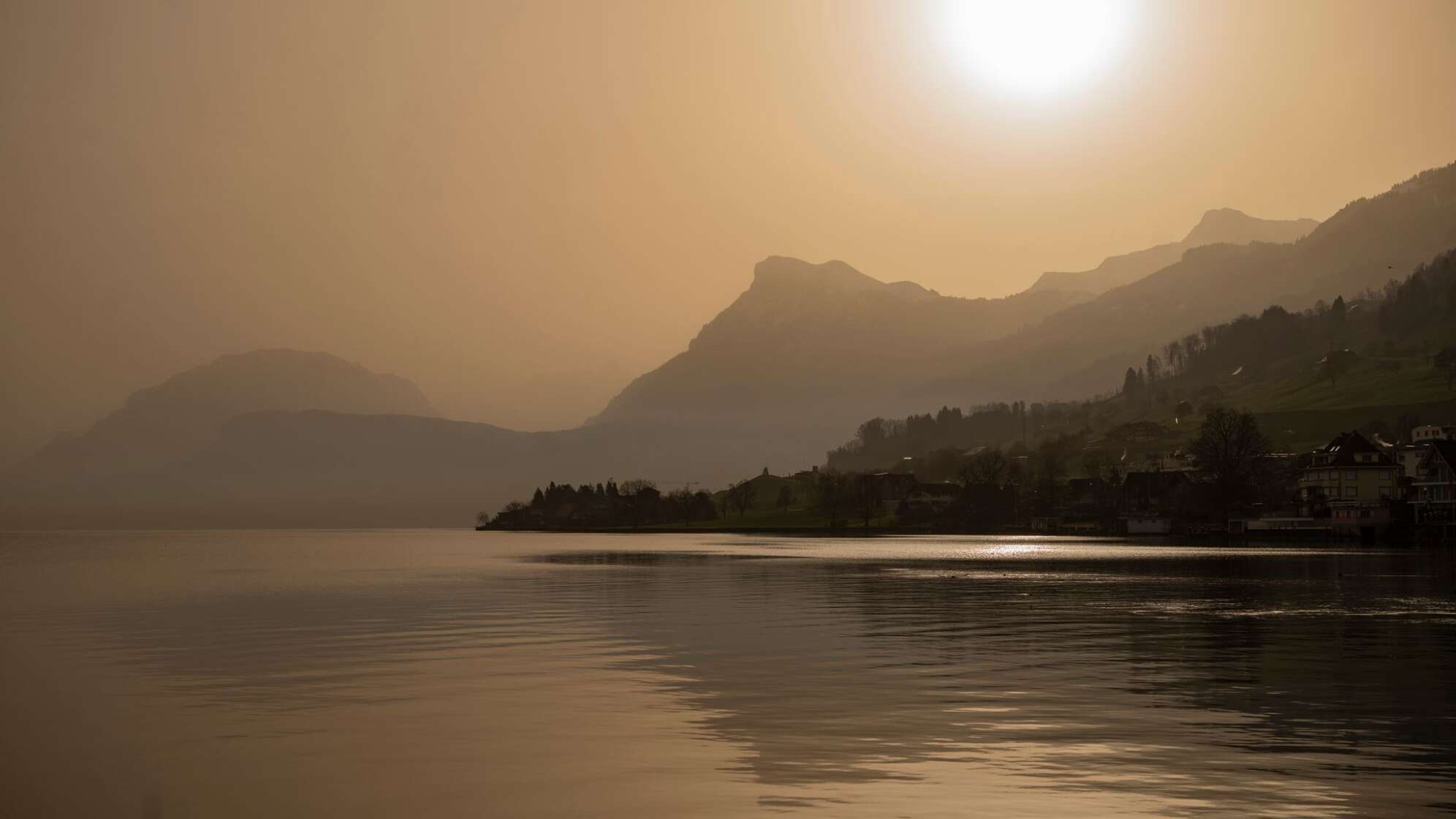 Saharastaub am Vierwaldstättersee