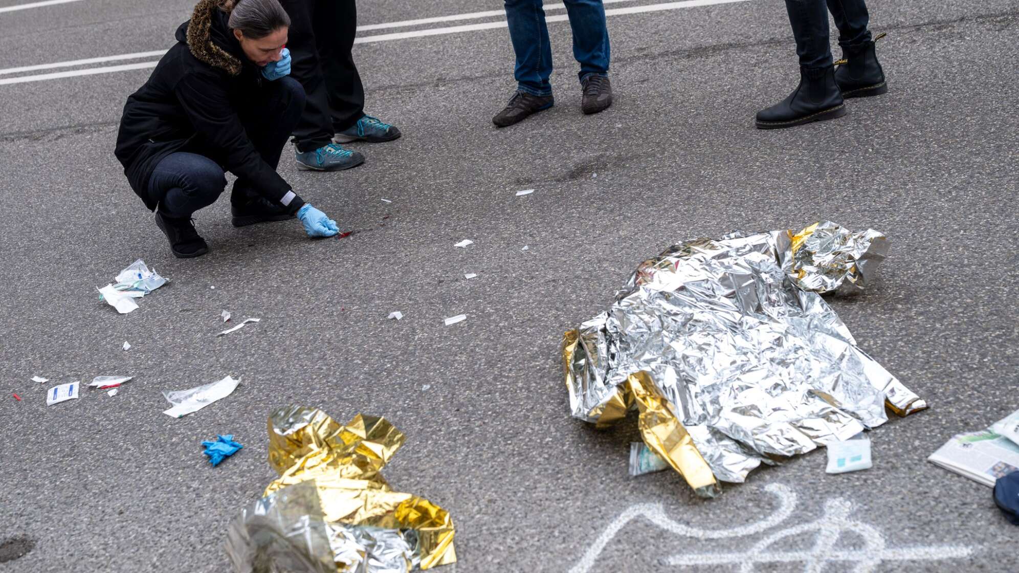 Größerer Polizeieinsatz im Südwesten Münchens