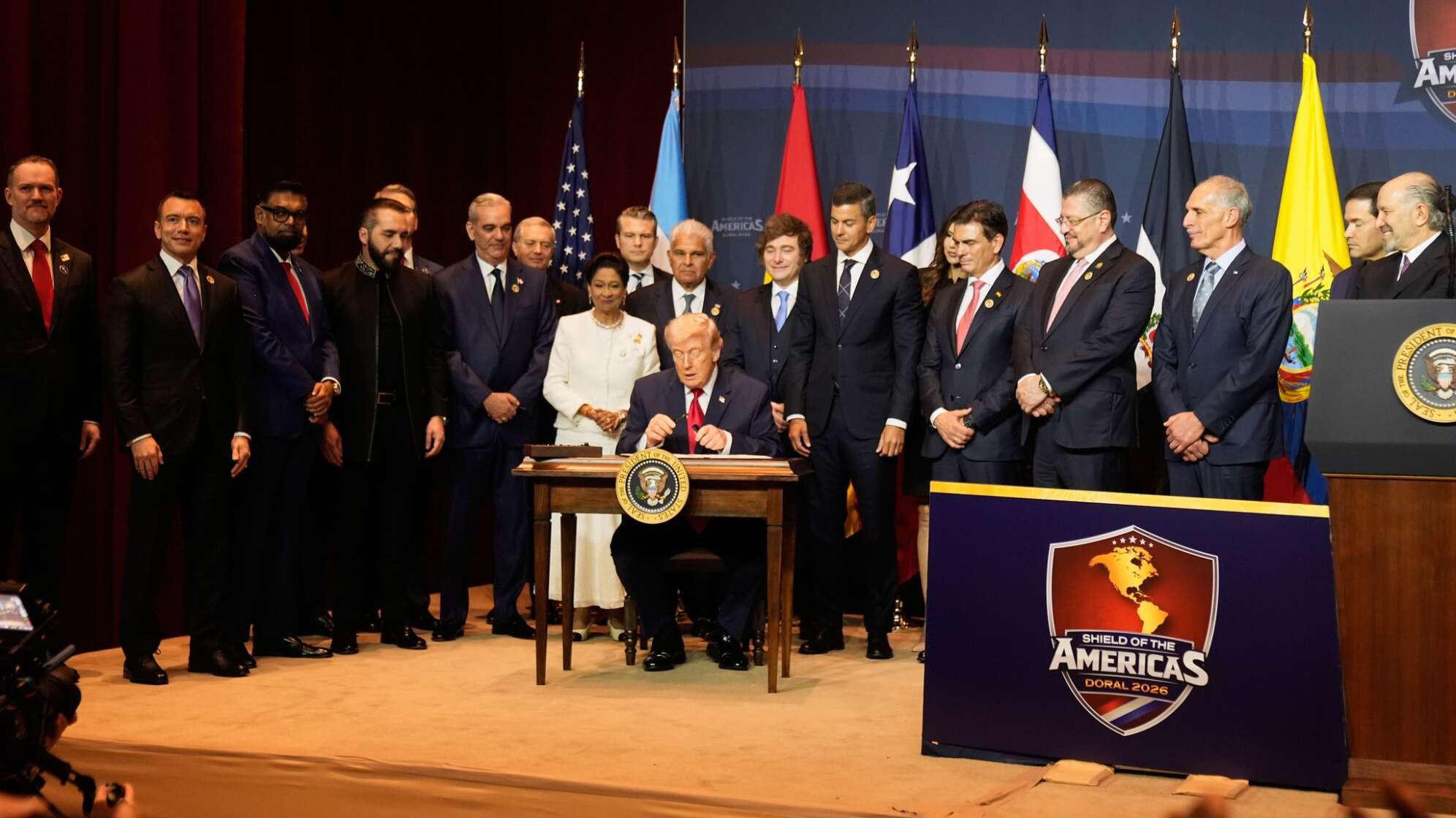 Trump empfängt Regierungschefs aus Lateinamerika und Karibik