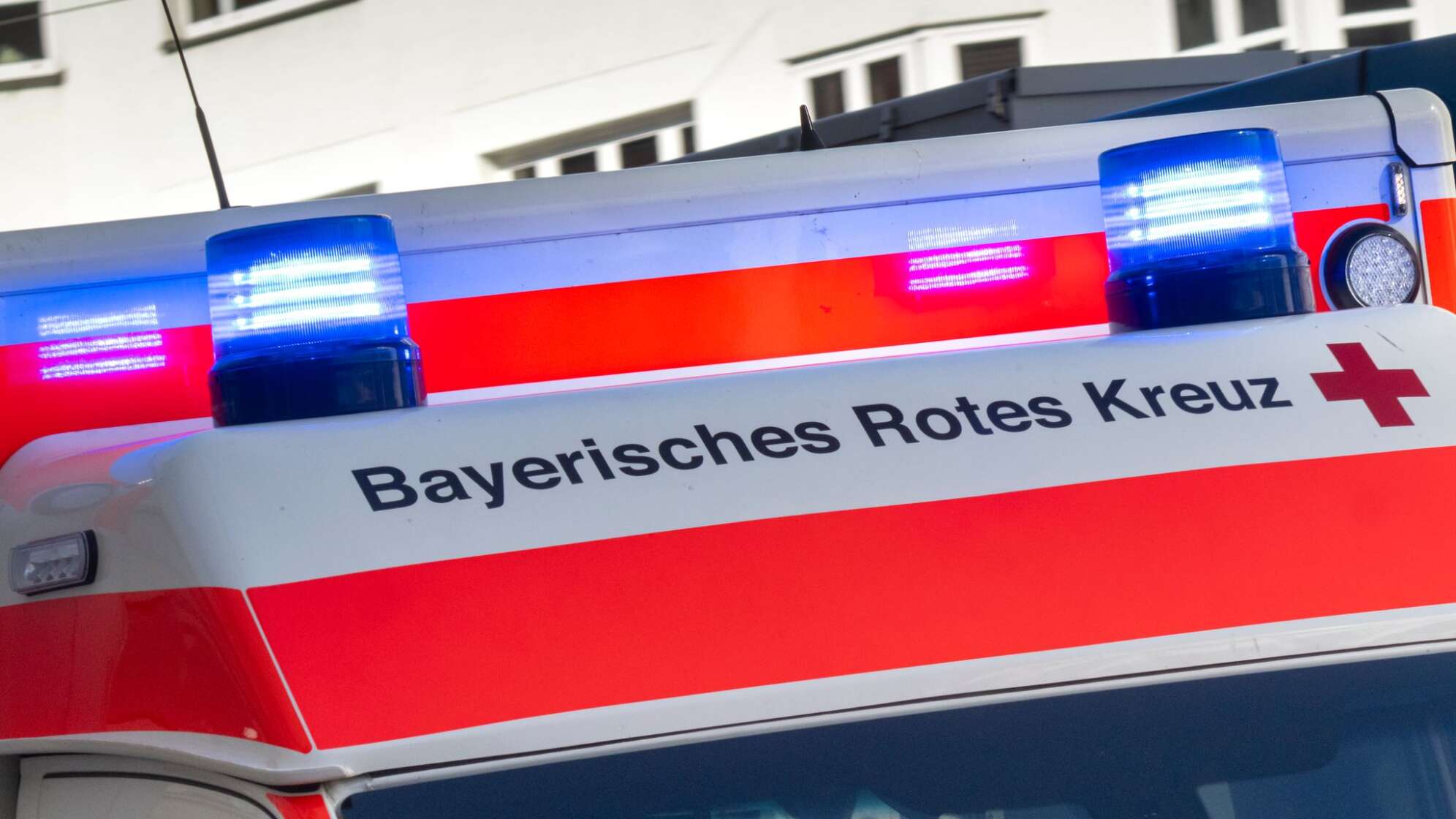 Krankenwagen mit Blaulicht