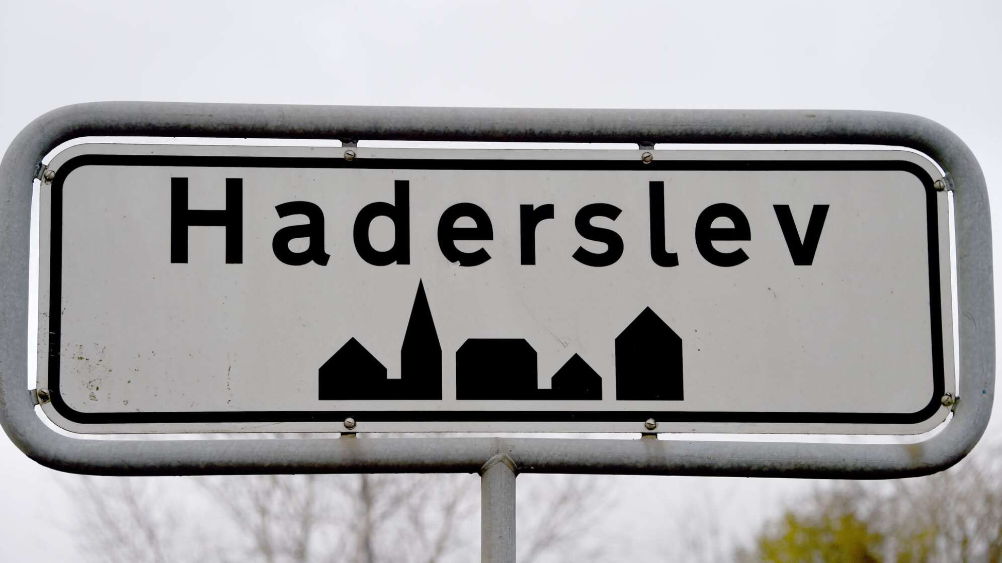 Dänemark - Ortsschild Haderslev