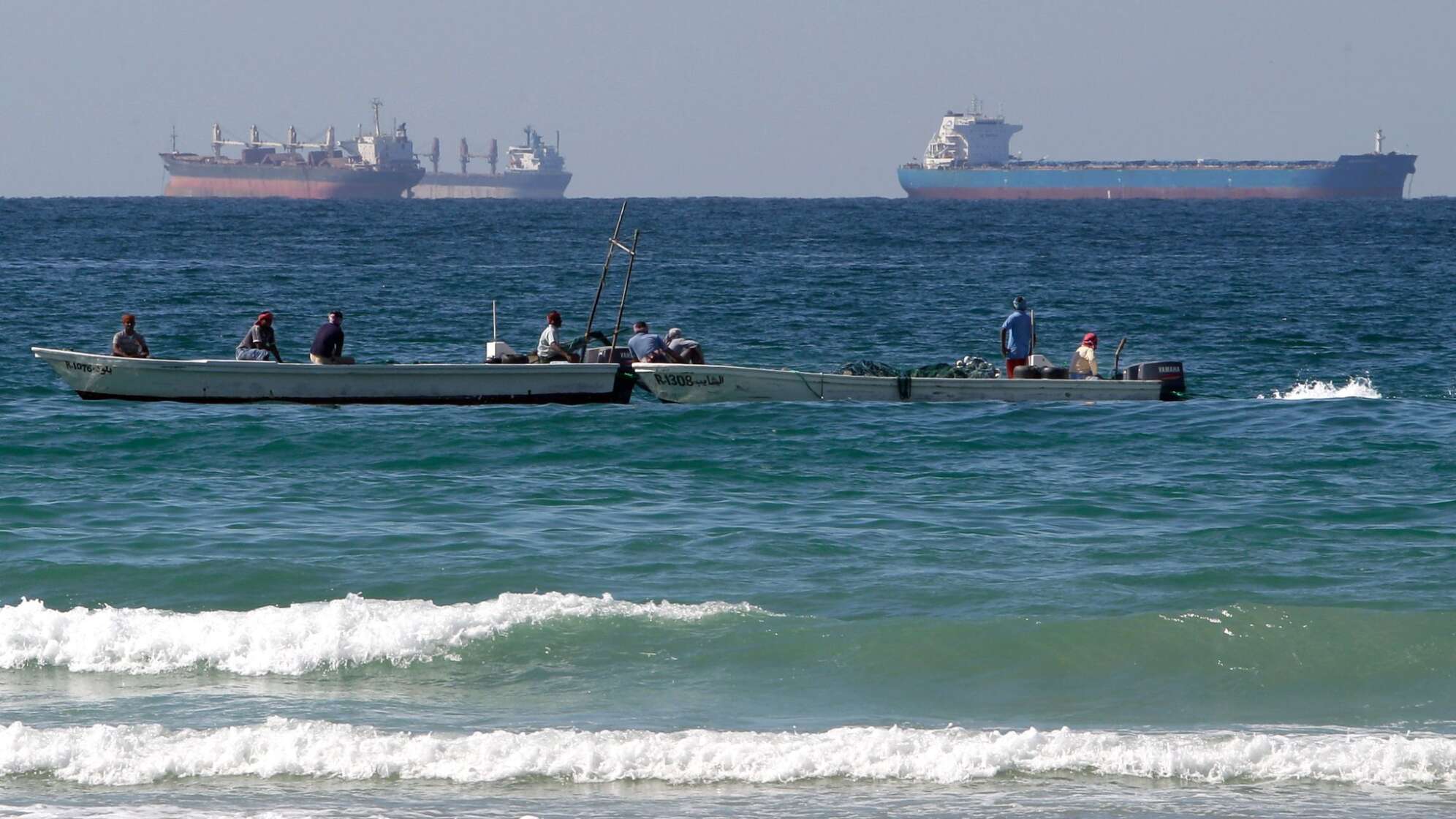 Schiffe in der Straße von Hormus