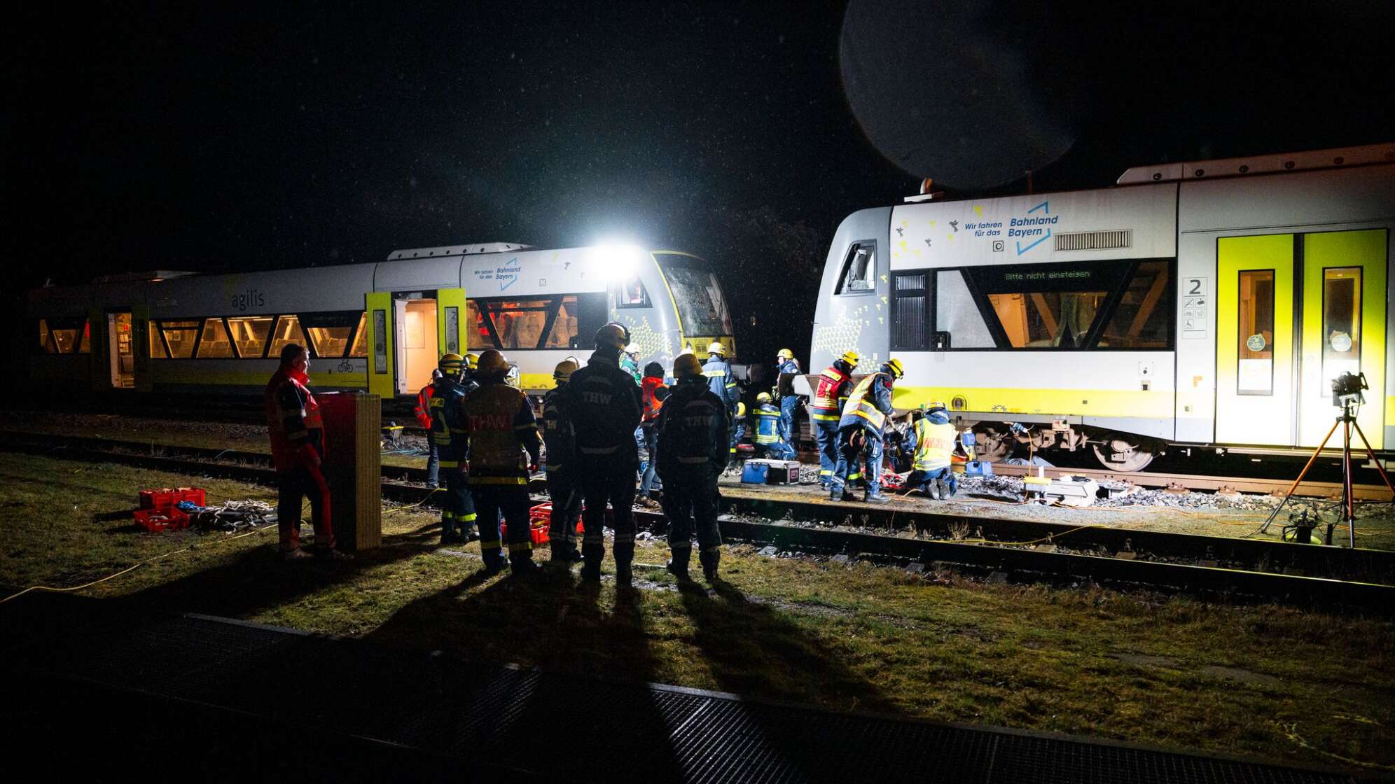 Zugkollision im Hauptbahnhof Bayreuth