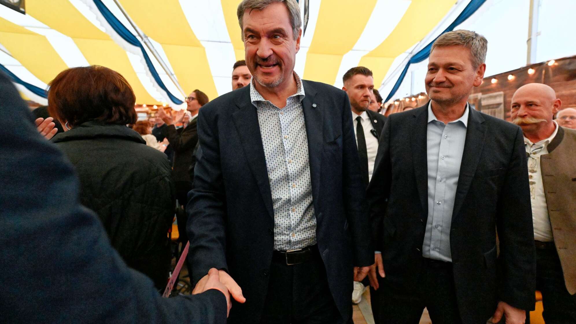 Wahlkampfveranstaltung des CDU-Kandidaten Baldauf