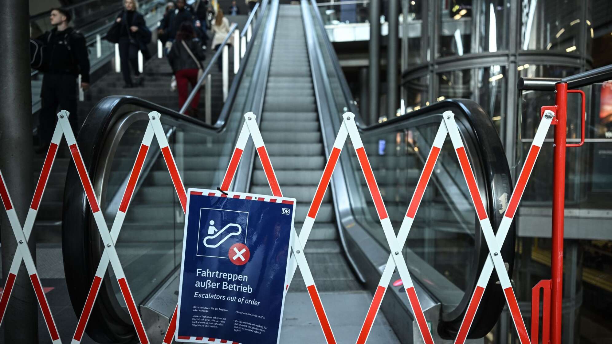 Rolltreppen am Hauptbahnhof