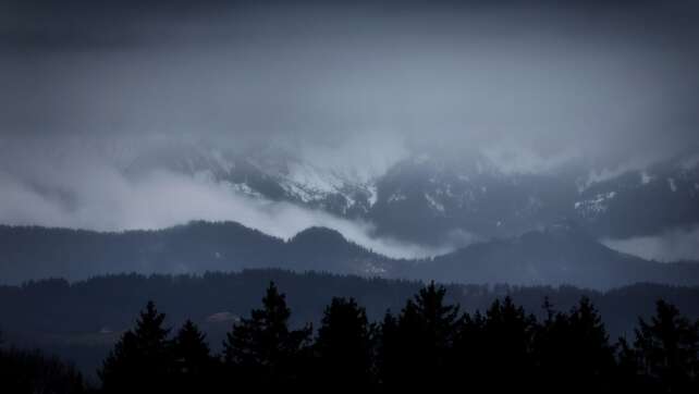 Statt Sonne wieder Wolken und Regen