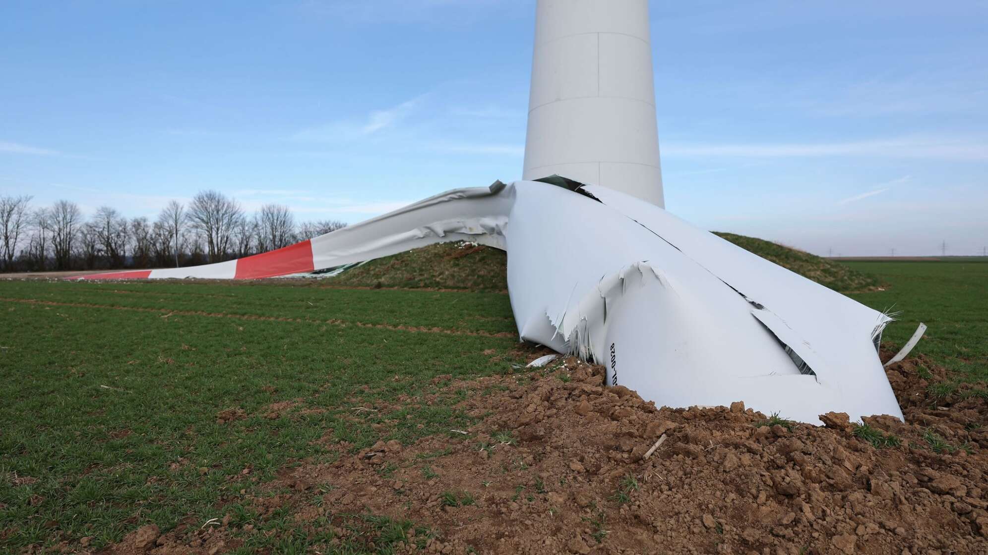 Rotorblatt in Berching abgebrochen