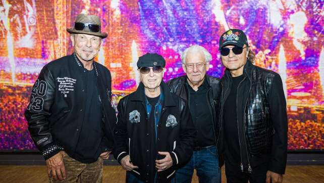 Riesiges Konzert-Fotomosaik von den Scorpions