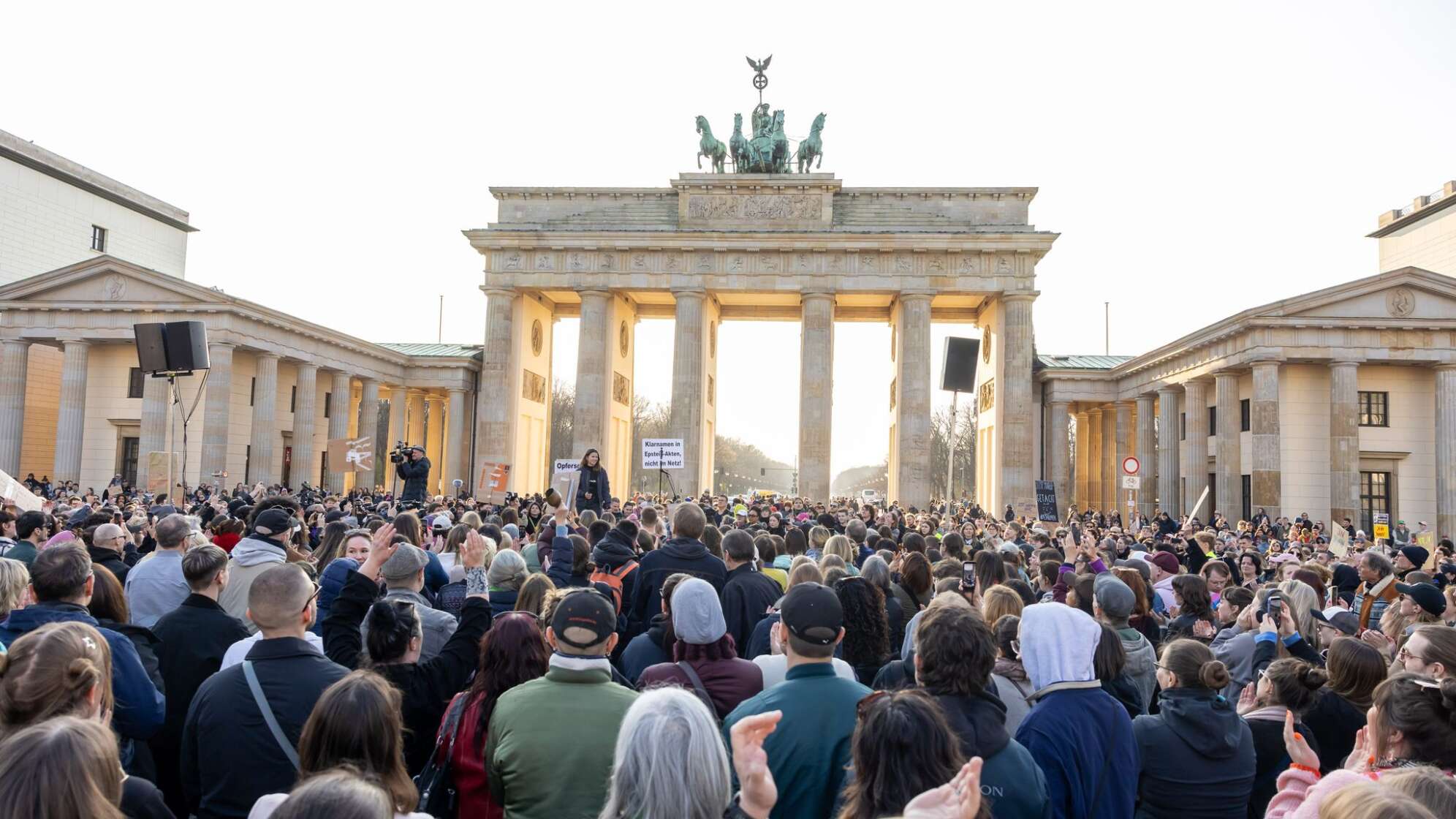 Demonstration gegen sexualisierte digitale Gewalt