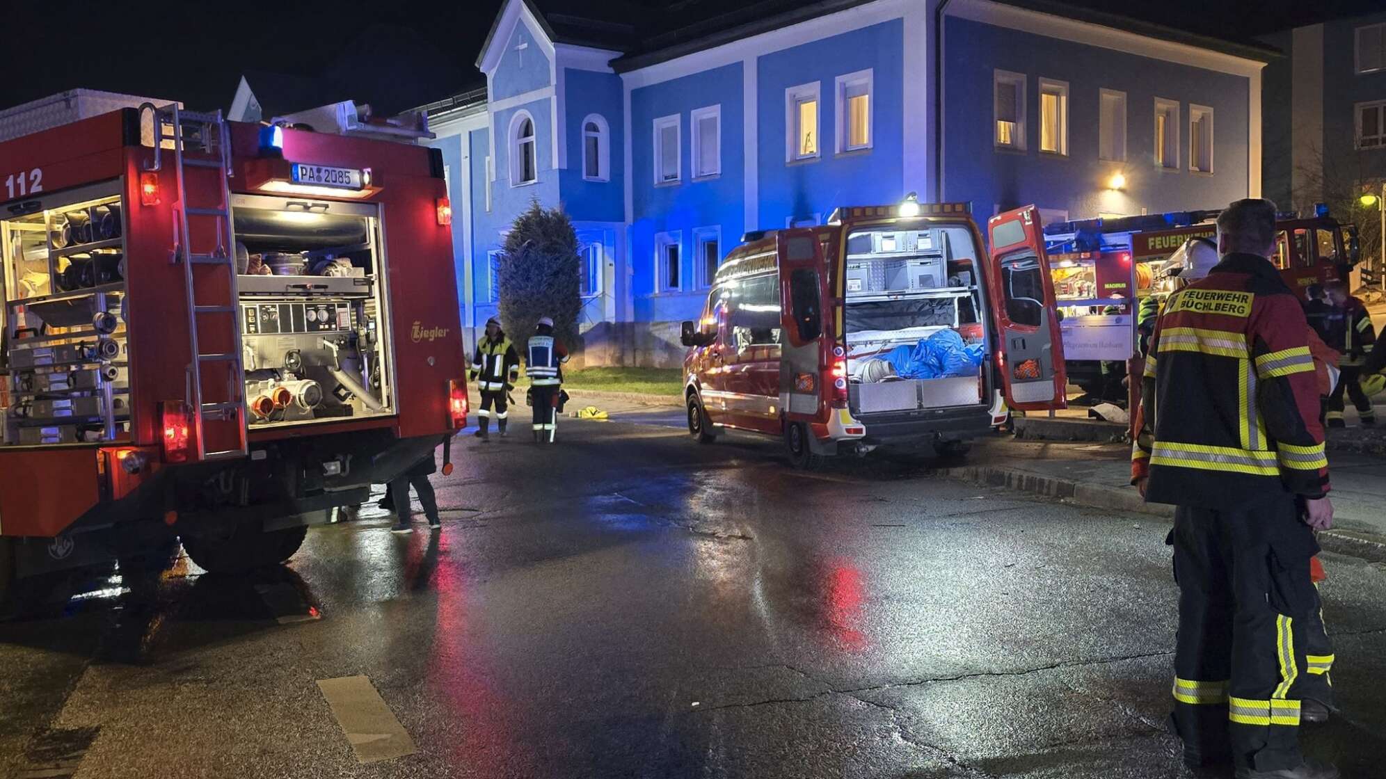 Brand in Seniorenzentrum