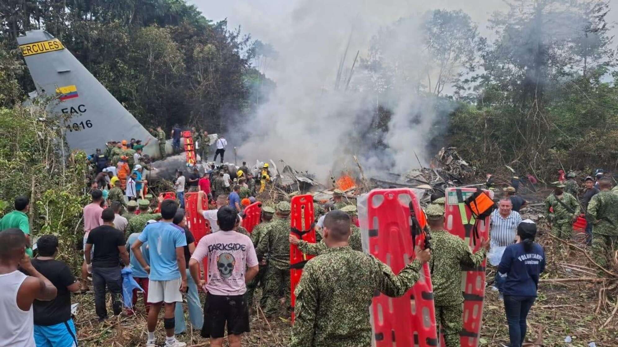 Absturz von Militärflugzeug in Kolumbien
