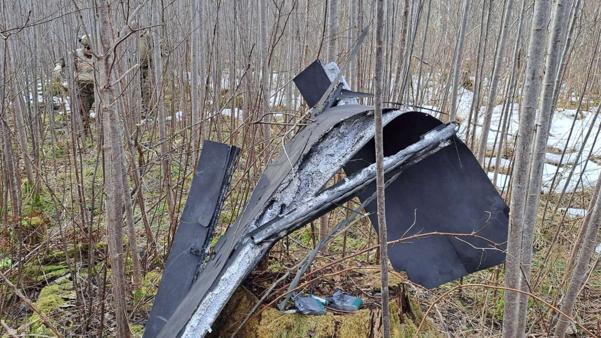 Drohne stürzt in Lettland ab