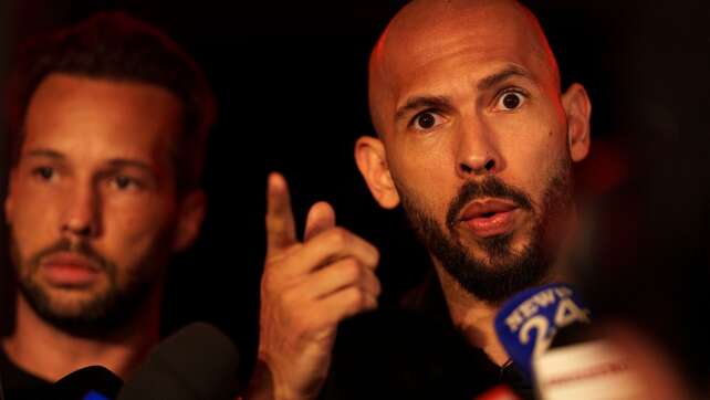 Polizei nimmt Ermittlungen gegen Andrew Tate wieder auf