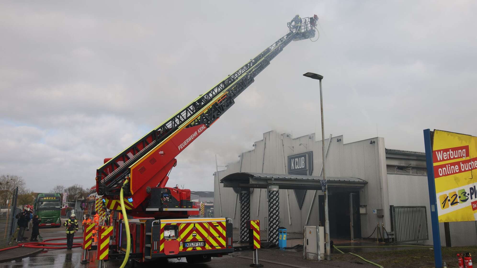 Feuer in Club in Kehl