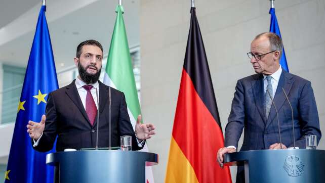 Merz: 80 Prozent Rückkehrquote hat al-Scharaa genannt