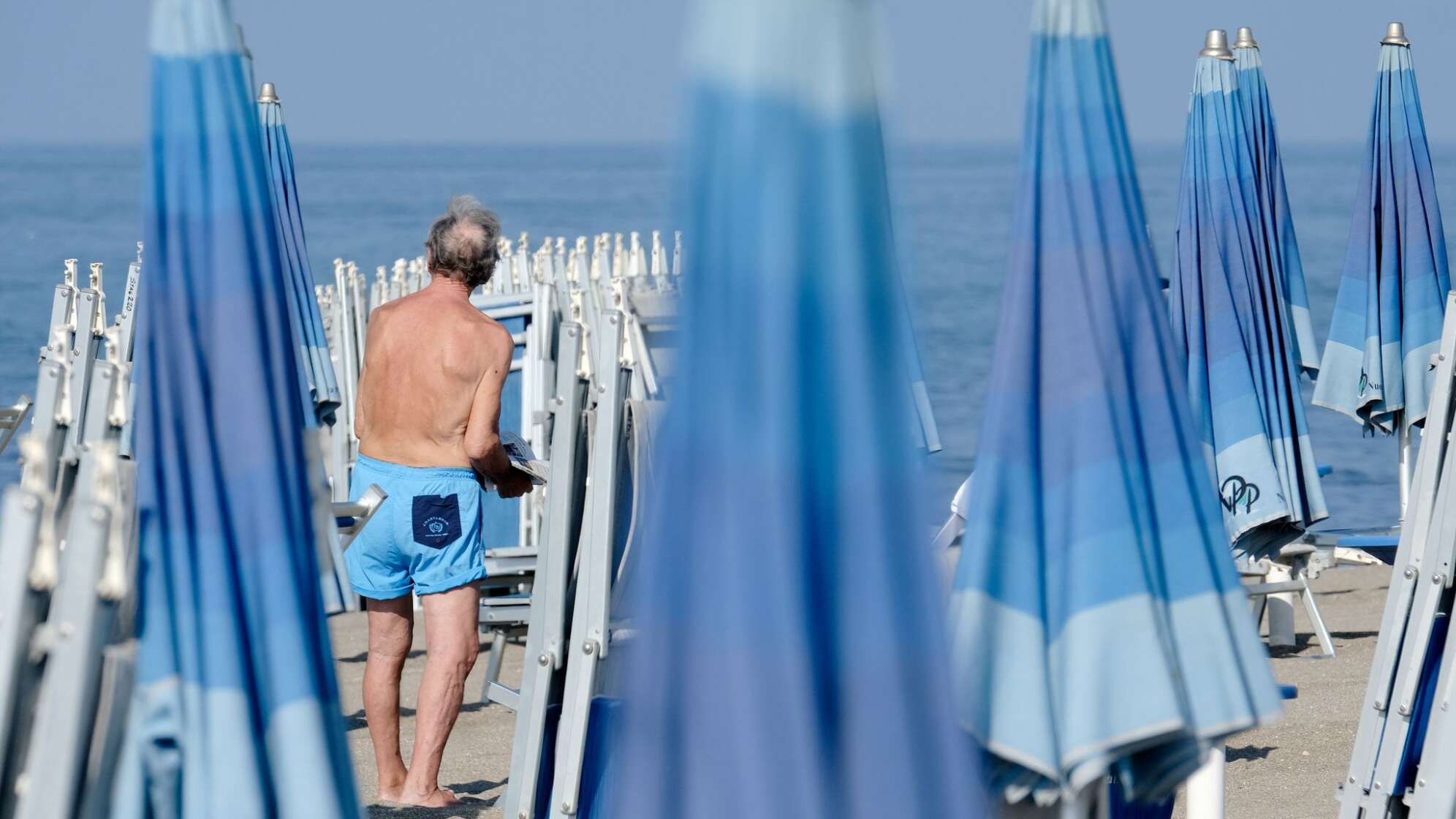 Strandbad in Italien