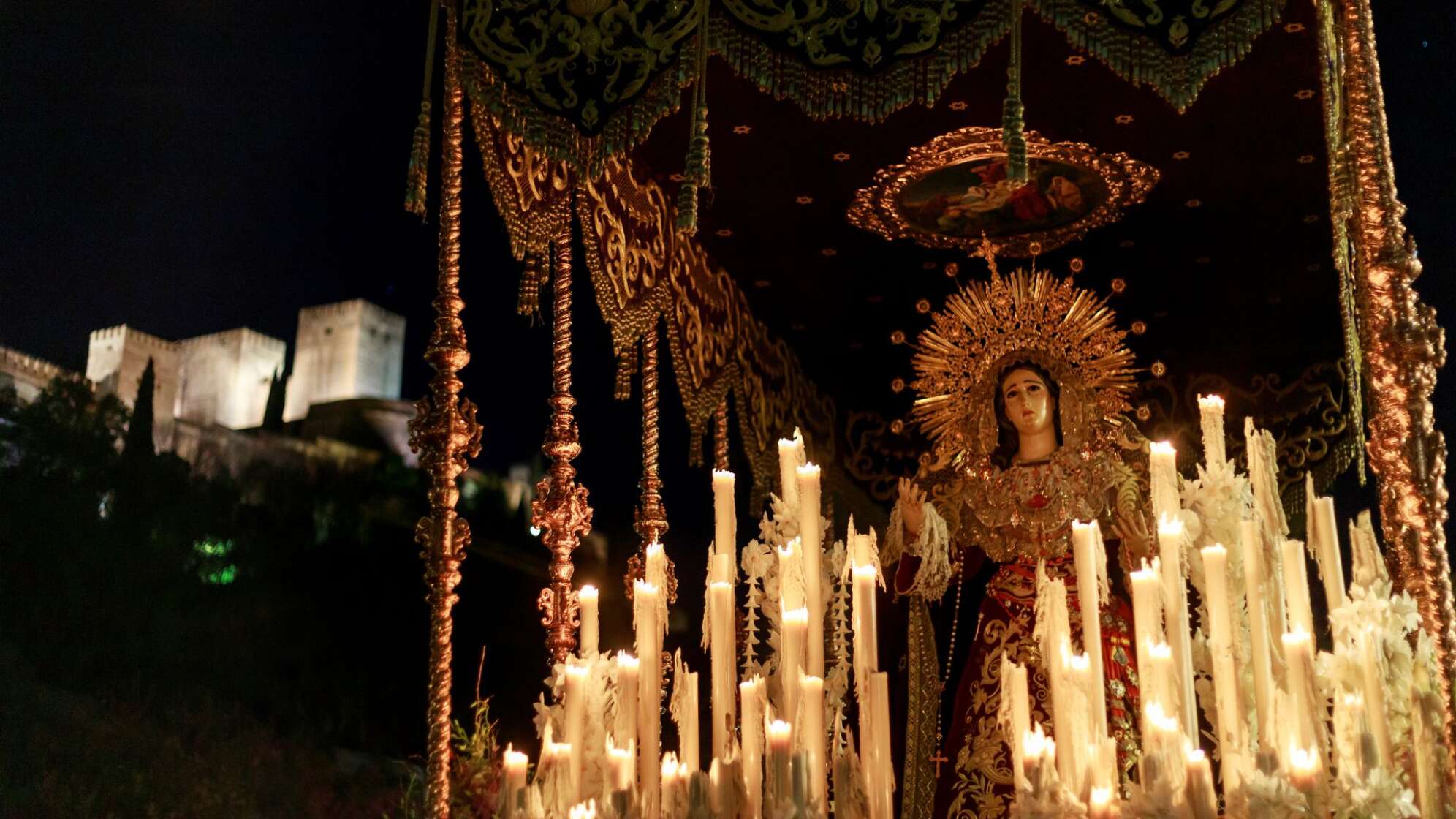 Prozession  in Granada