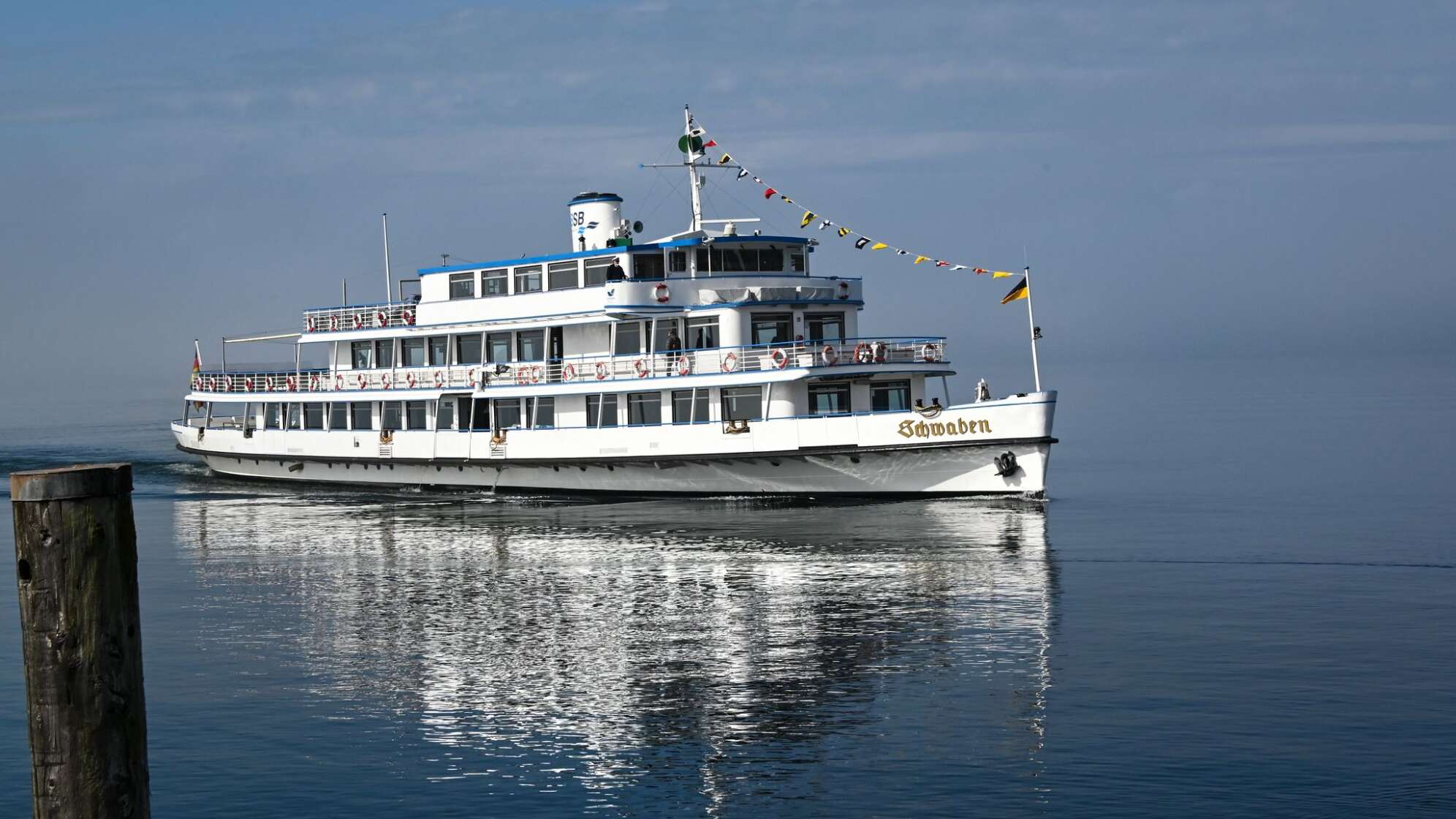 Weiße Flotte auf dem Bodensee