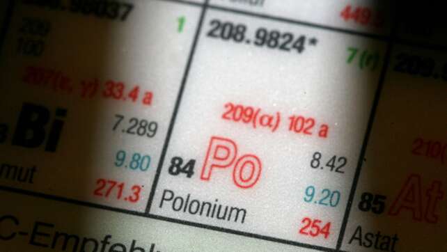 Fläschchen mit «Polonium»-Aufschrift: erste Entwarnung
