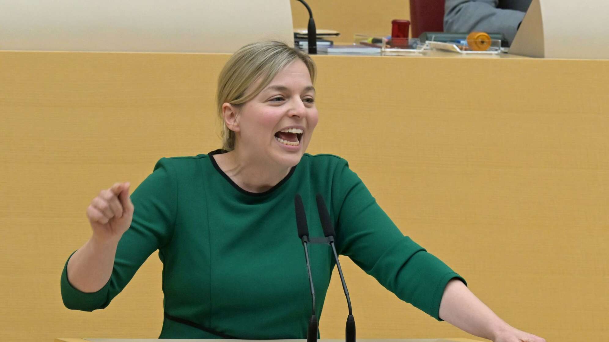 Sitzung des bayerischen Landtags mit Regierungserklärung