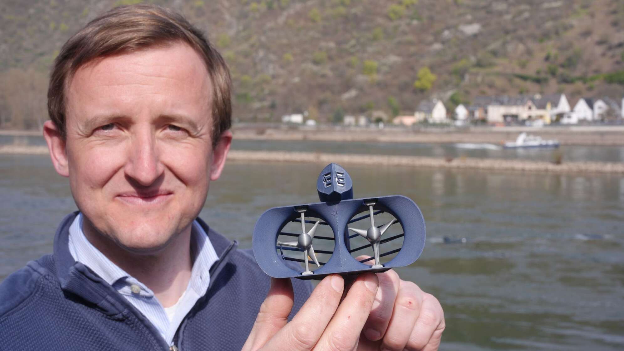 Energyfish Schwarmkraftwerk im Rhein