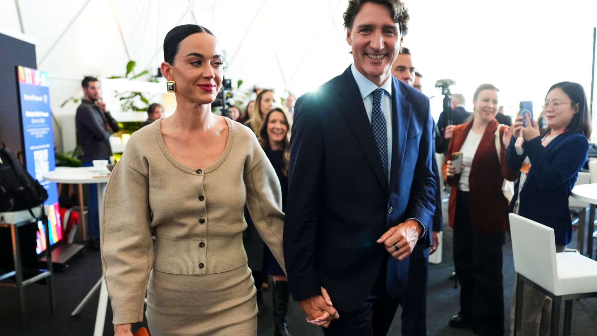 Katy Perry und Freund Justin Trudeau