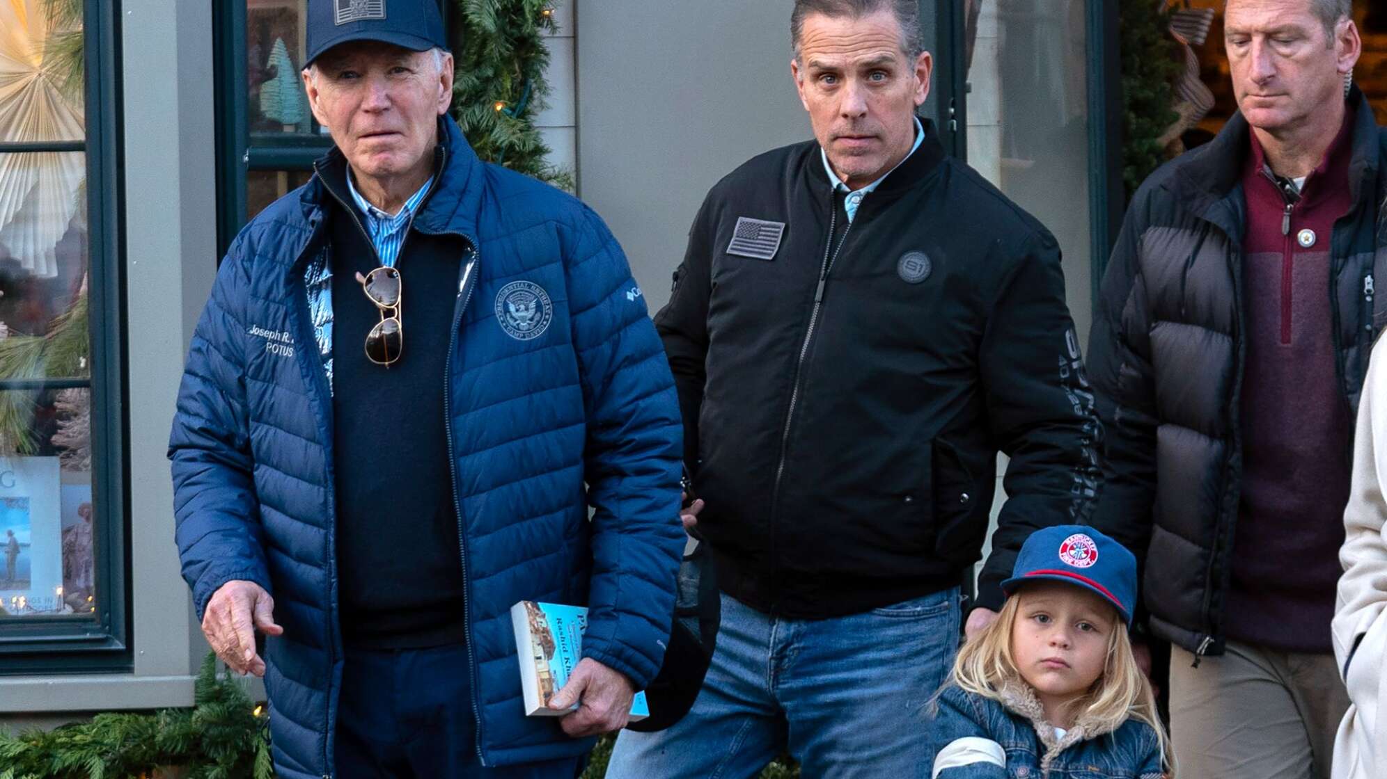 Hunter Biden mit Vater Joe und Sohn Beau