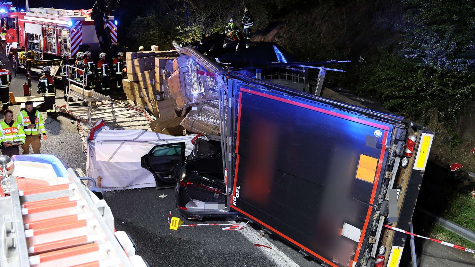 Tödlicher Verkehrsunfall auf der A3