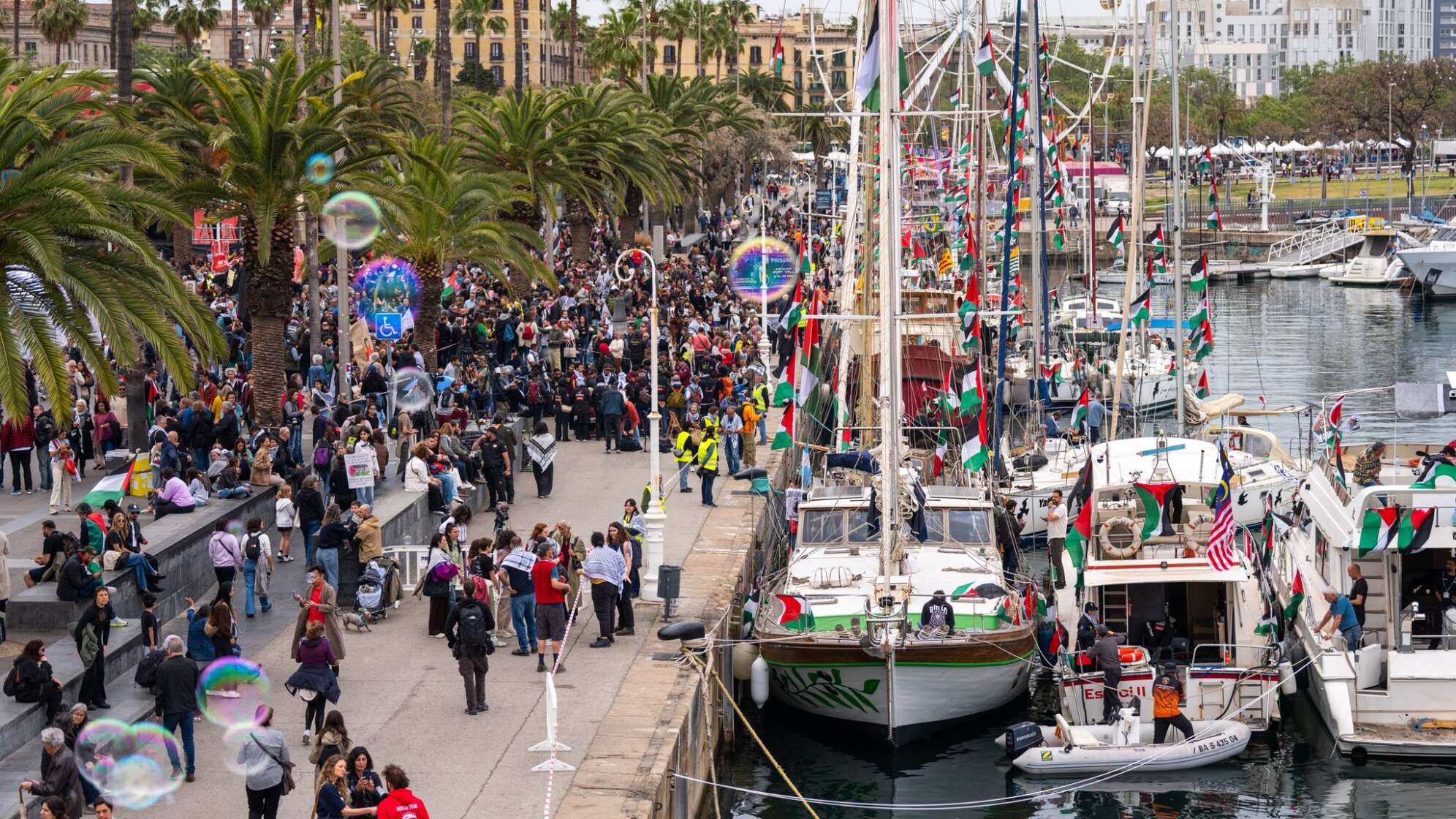 Nahostkonflikt - Gaza-Flotte in Barcelona
