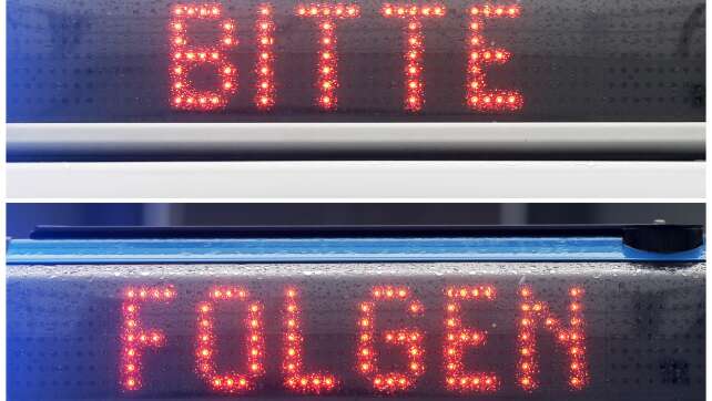 Bis zu 250 Kilometer pro Stunde: Fahrer flüchtet vor Polizei