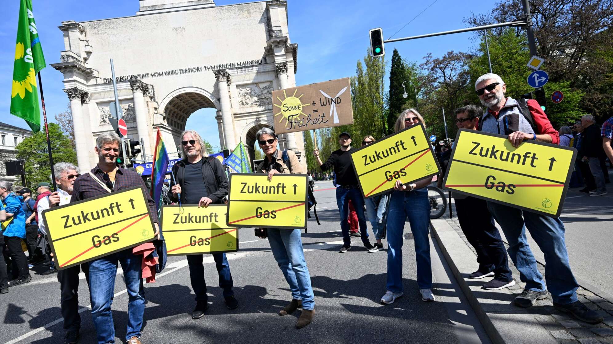 Demonstration für Erneuerbare Energien - München