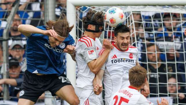 Bielefeld bleibt im Tabellenkeller - 1:1 gegen Nürnberg