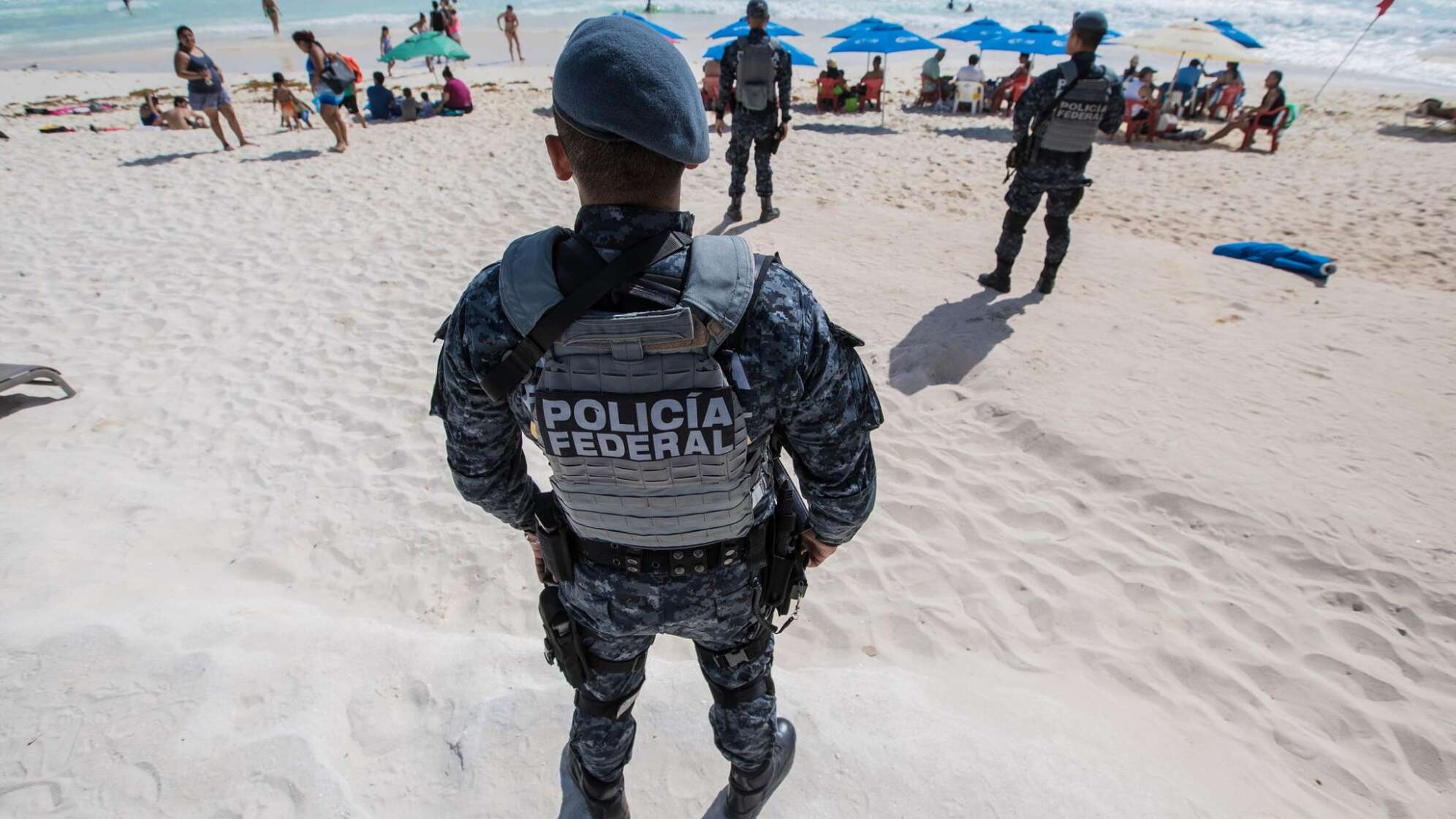 Polizist in Cancún
