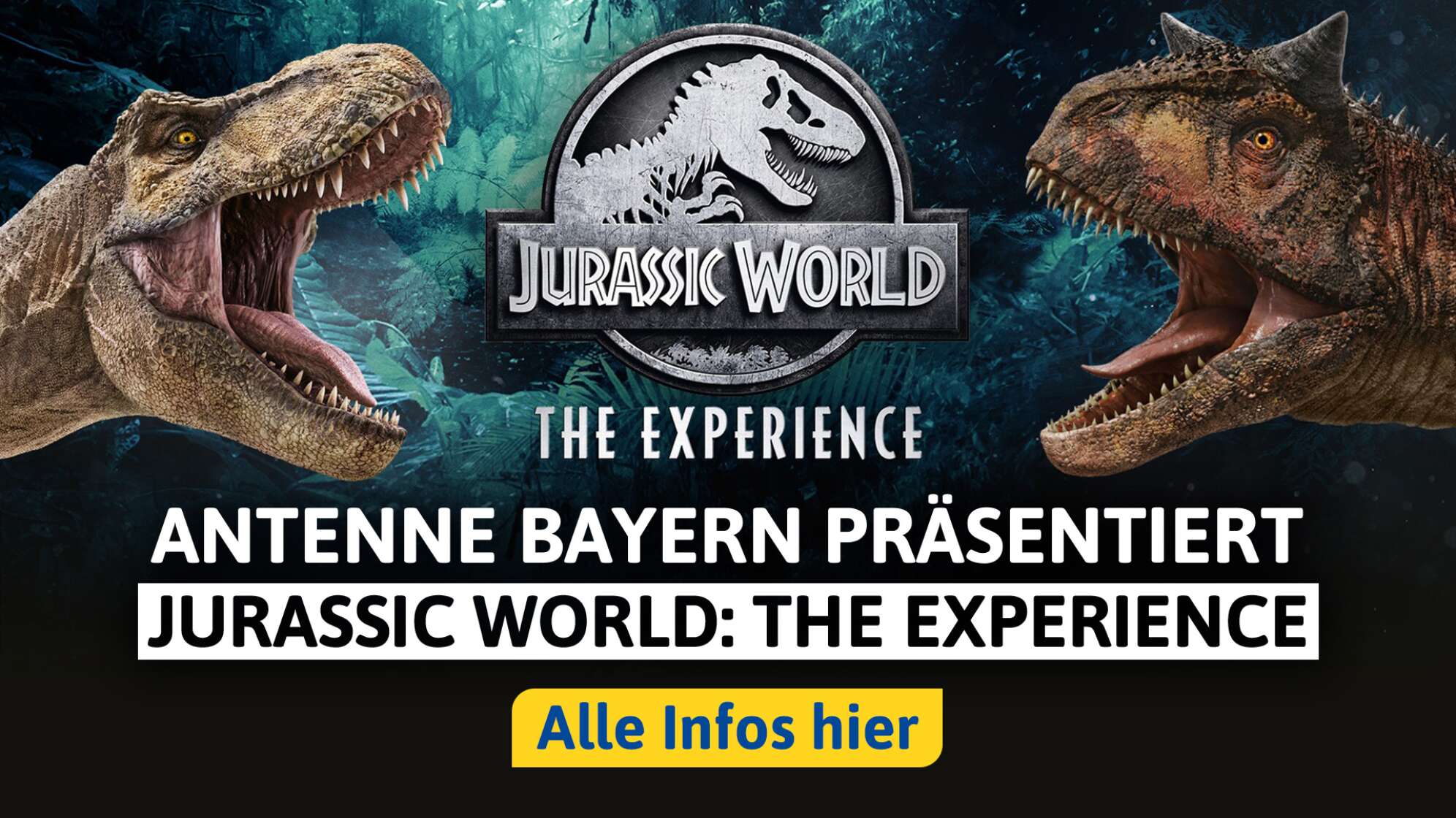 Die Dinosaurier Ausstellung Jurassic World: The Experience in München
