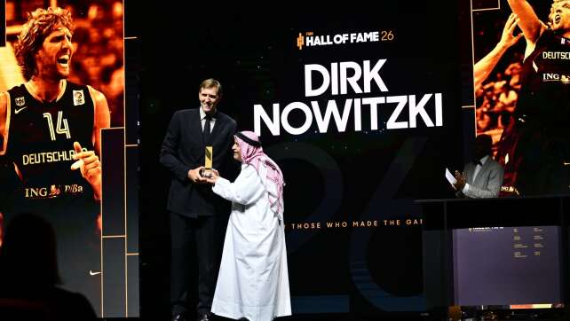 Nowitzki jetzt in Ruhmeshalle des Weltbasketballs
